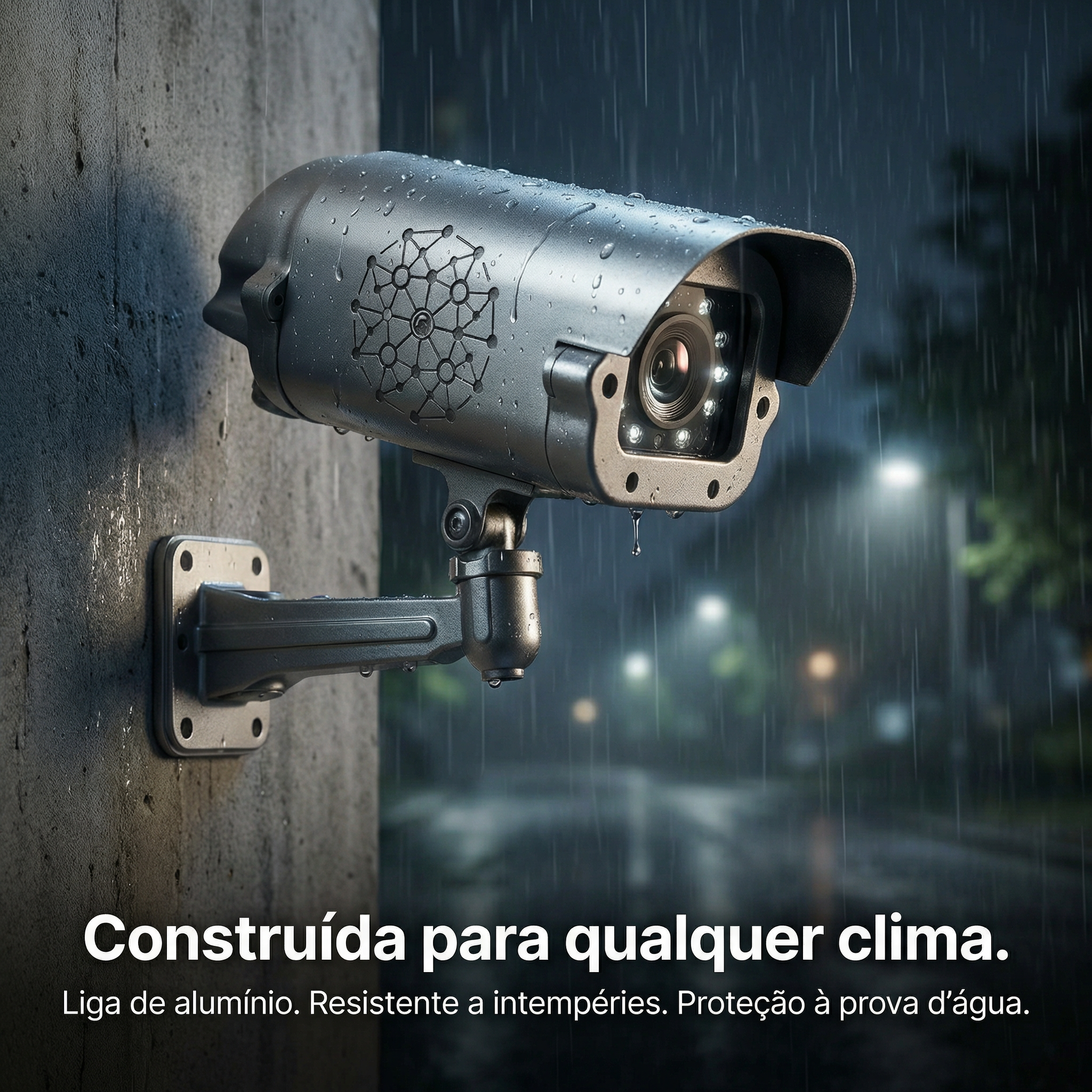 Vigilon em condição de chuva